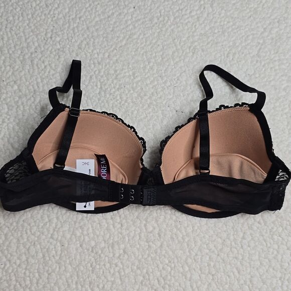 1237 NWT Adore Me Women's Rubie Push-Up Demi Bra Sz 34C - Picture 2 of 5